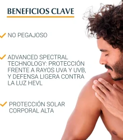 Protector solar corporal transparente en spray Oil Control SPF50+ - Toque seco