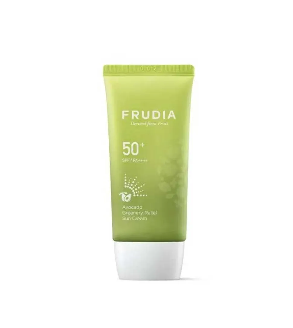 Protector solar facial calmante Avocado Greenery Relief SPF 50+ PA++++