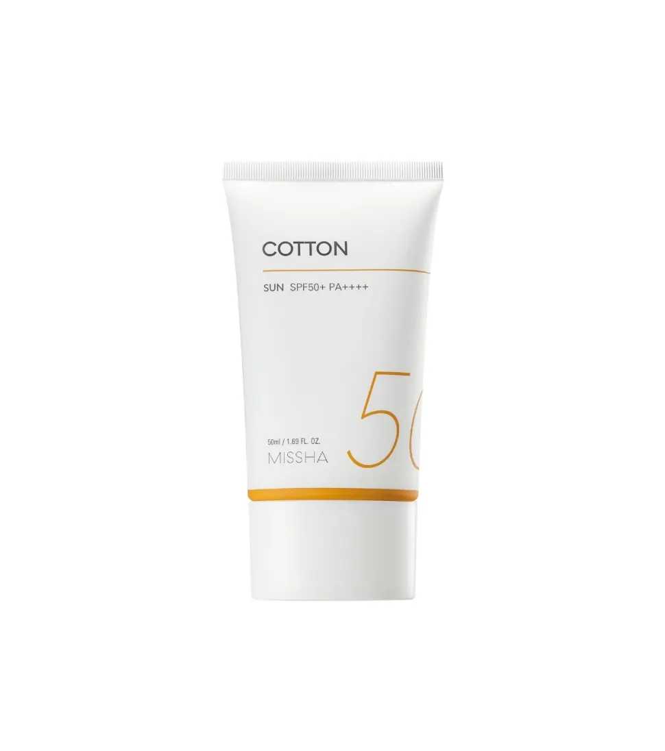 Protector solar facial efecto mate SPF50+ PA++++ Cotton - Piel grasa