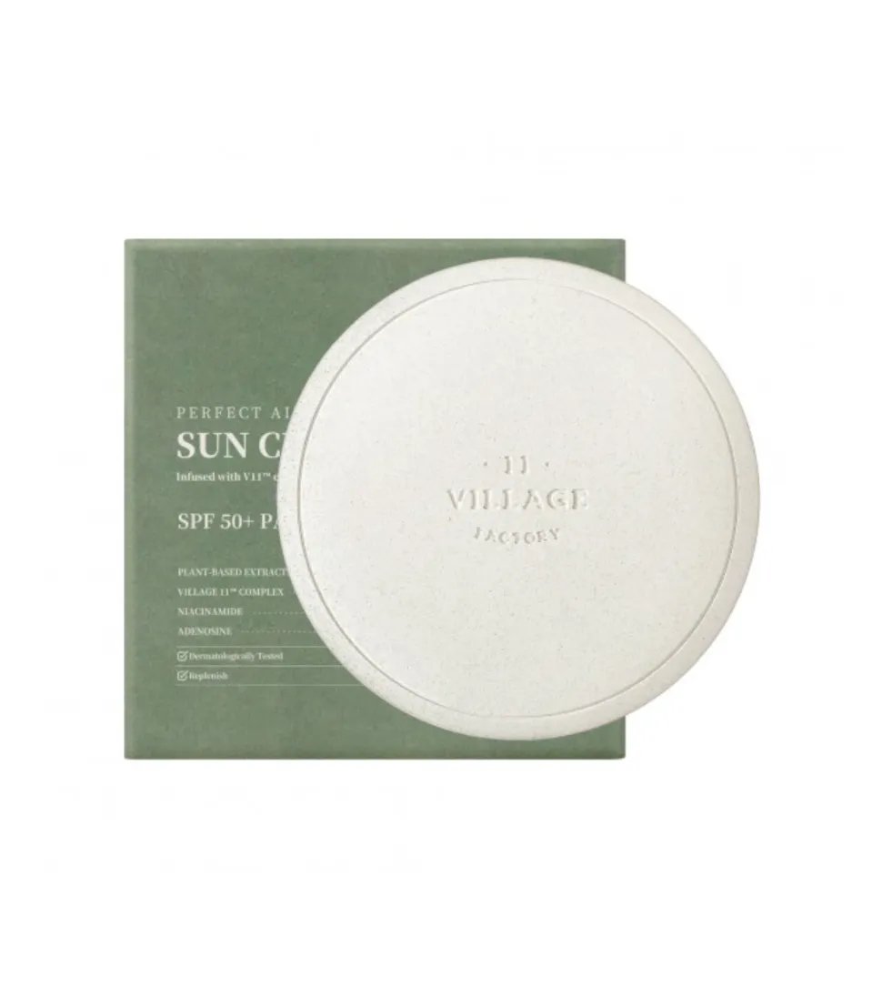 Protector solar facial formato cushion SPF50+ PA++++ Perfect Airy
