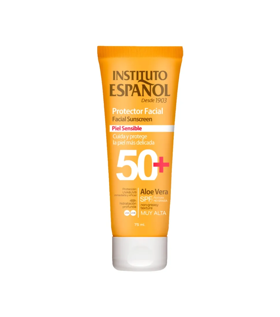 Protector solar facial SPF50+ - Piel sensible