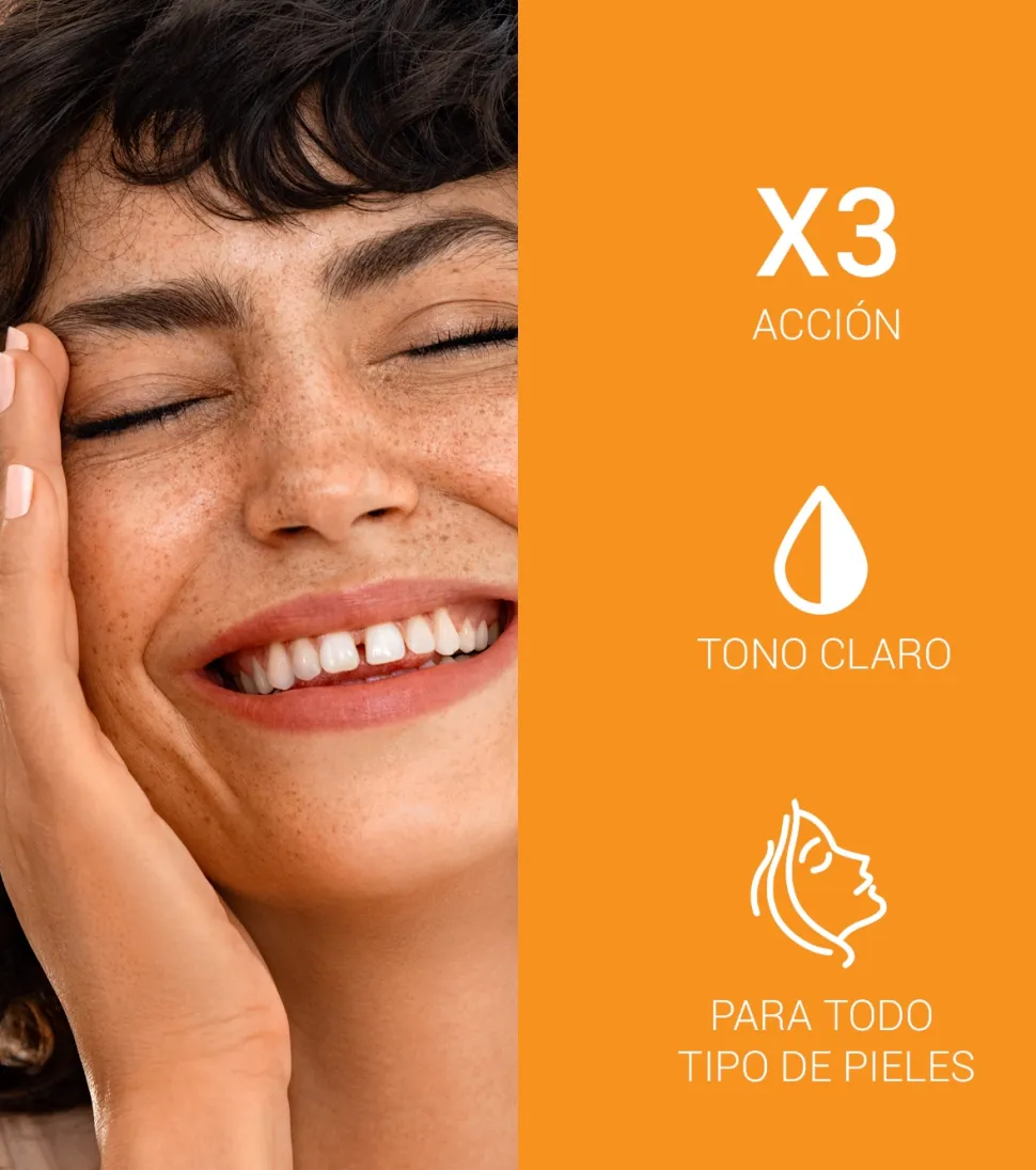 Protector solar fluido con color SPF50+ Pigment Control - Medio