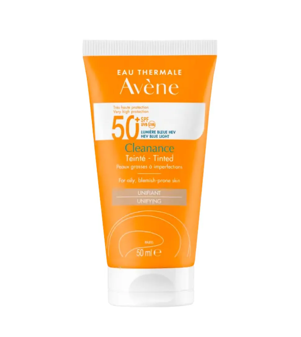 Protector solar matificante con color SPF50+ Cleanance - Pieles con tendencia acnéica