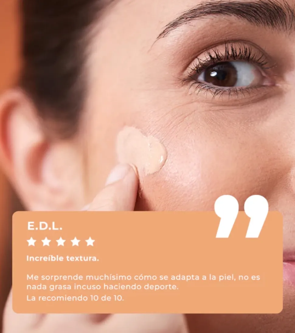 Protector solar mineral facial con color SPF50 - Pieles sensibles