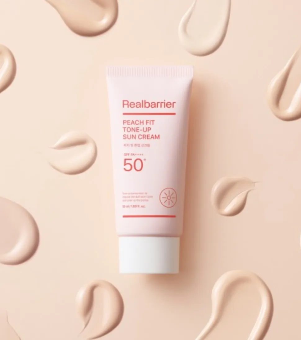 Protector solar Peach Fit Tone-up SPF 50 PA++++