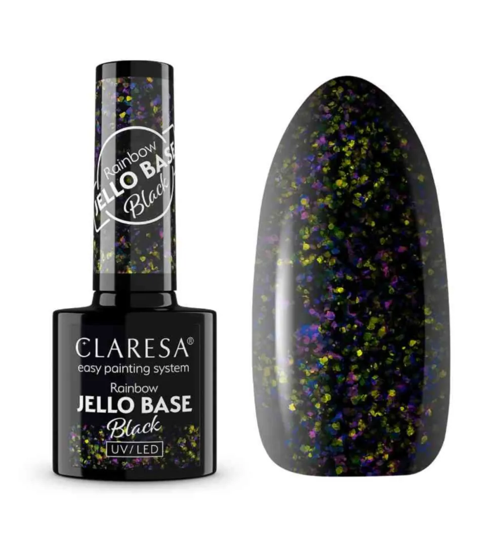 *Rainbow Jello Base* - Esmalte de uñas semipermanente - Black