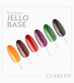 *Rainbow Jello Base* - Esmalte de uñas semipermanente - Red
