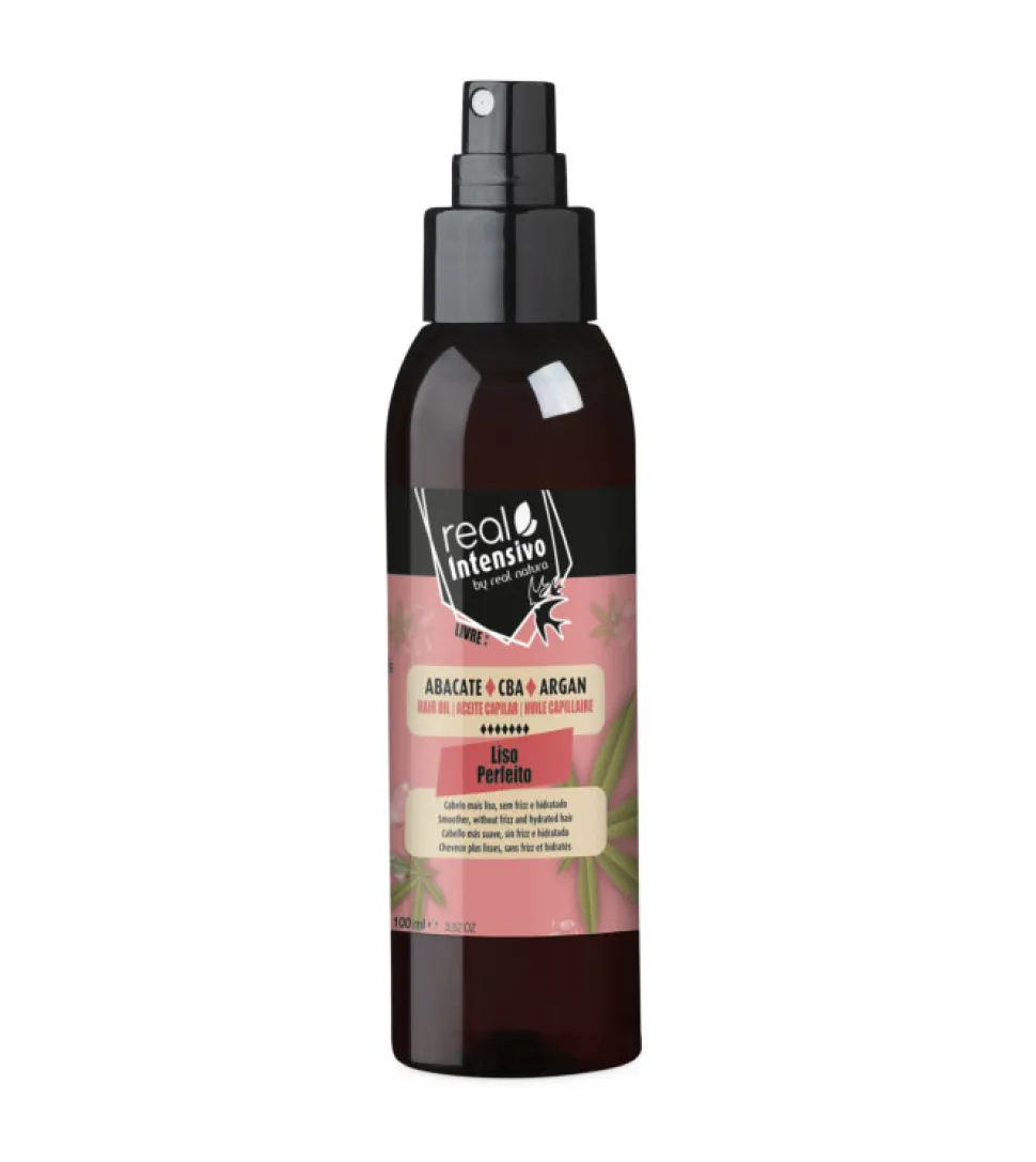 *Real intensivo* - Aceite capilar con aguacate, CBA y argán Liso Perfecto