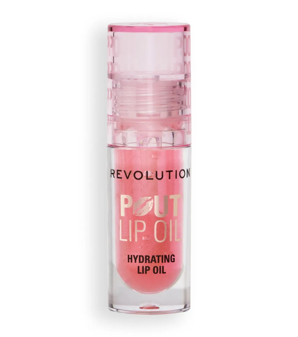 Revolution - Aceite labial Pout Lip - Glam Pink Shimmer