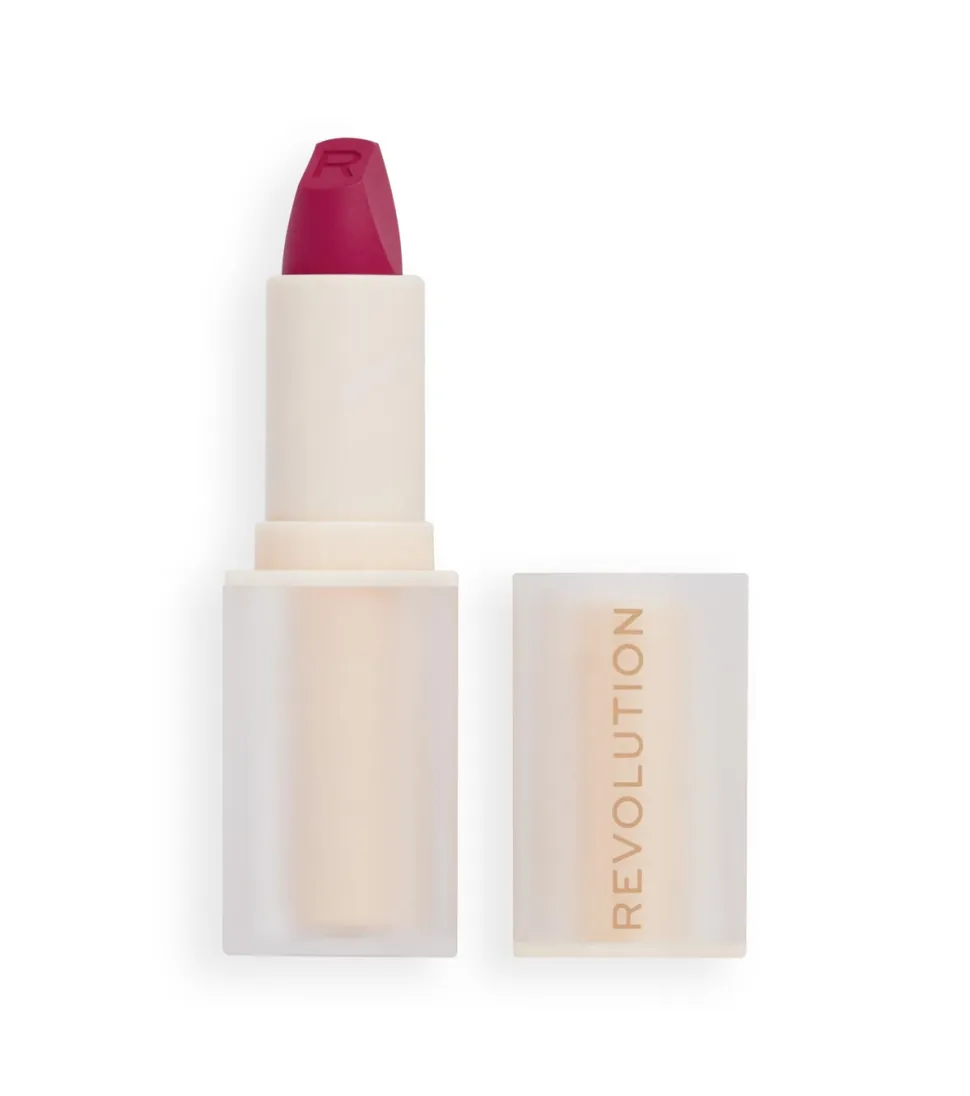 Revolution - Barra de labios satinada Lip Allure - Material Girl Wine