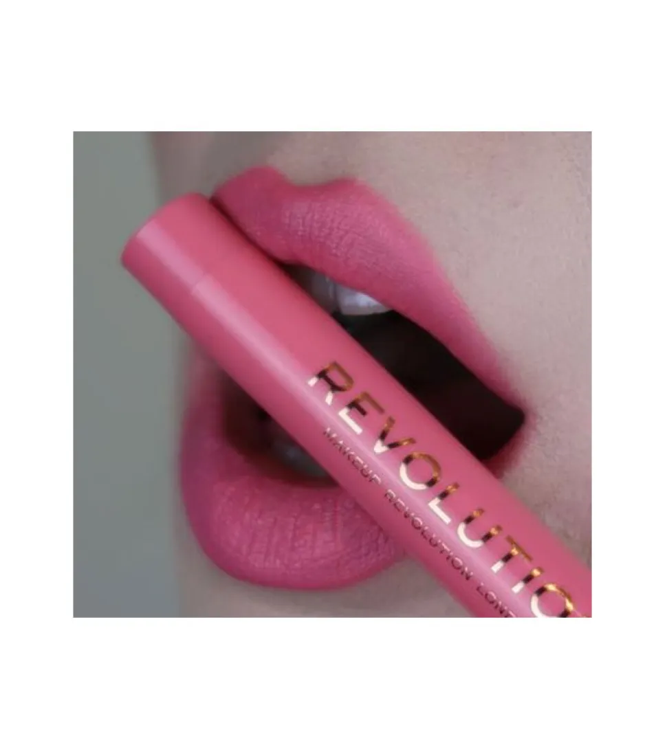 Revolution - Barra de labios Velvet Kiss Lip Crayon - Cupcake