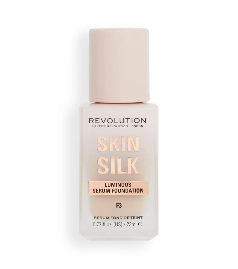 Revolution - Base de maquillaje Skin Silk Serum Foundation - F3