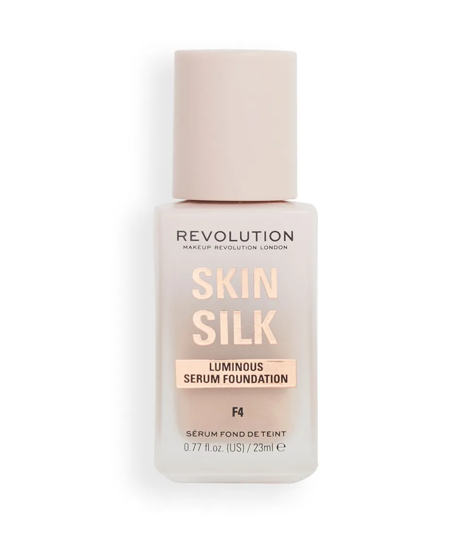 Revolution - Base de maquillaje Skin Silk Serum Foundation - F4