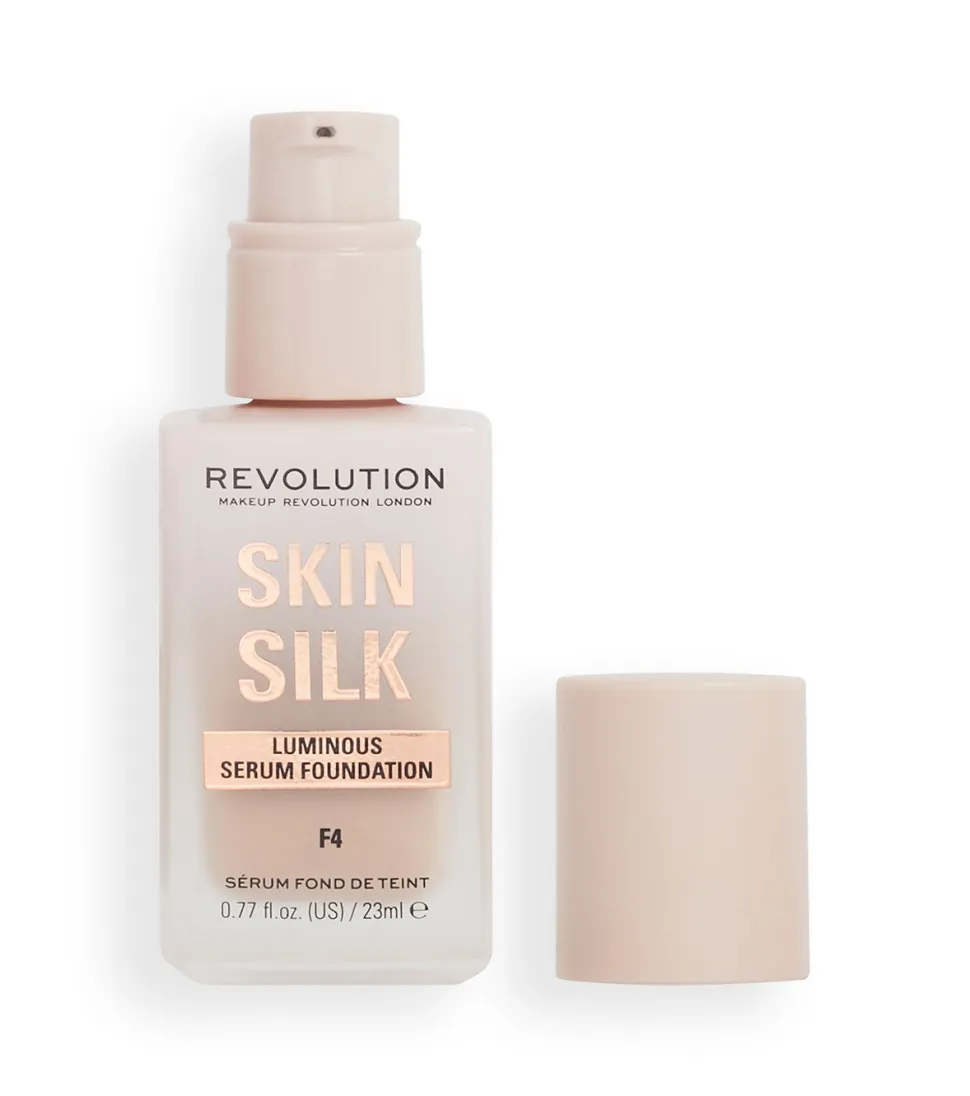 Revolution - Base de maquillaje Skin Silk Serum Foundation - F4