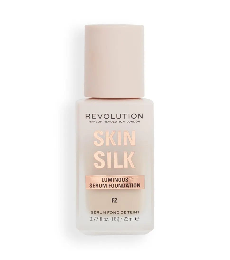 Revolution - Base de maquillaje Skin Silk Serum Foundation - F2