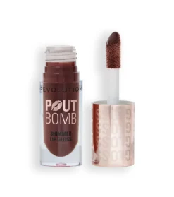 Revolution - Brillo de labios con Shimmer Pout Bomb - Chocolate Sparkle