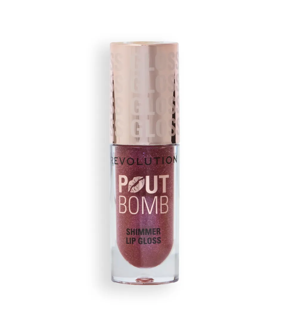 Revolution - Brillo de labios con Shimmer Pout Bomb - Berry Lustre