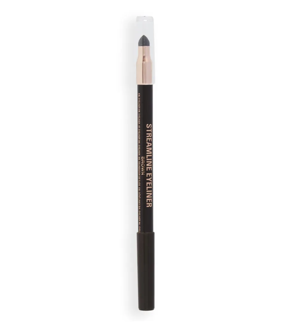 Revolution - Delineador de ojos Streamline Waterline Eyeliner Pencil - Brown