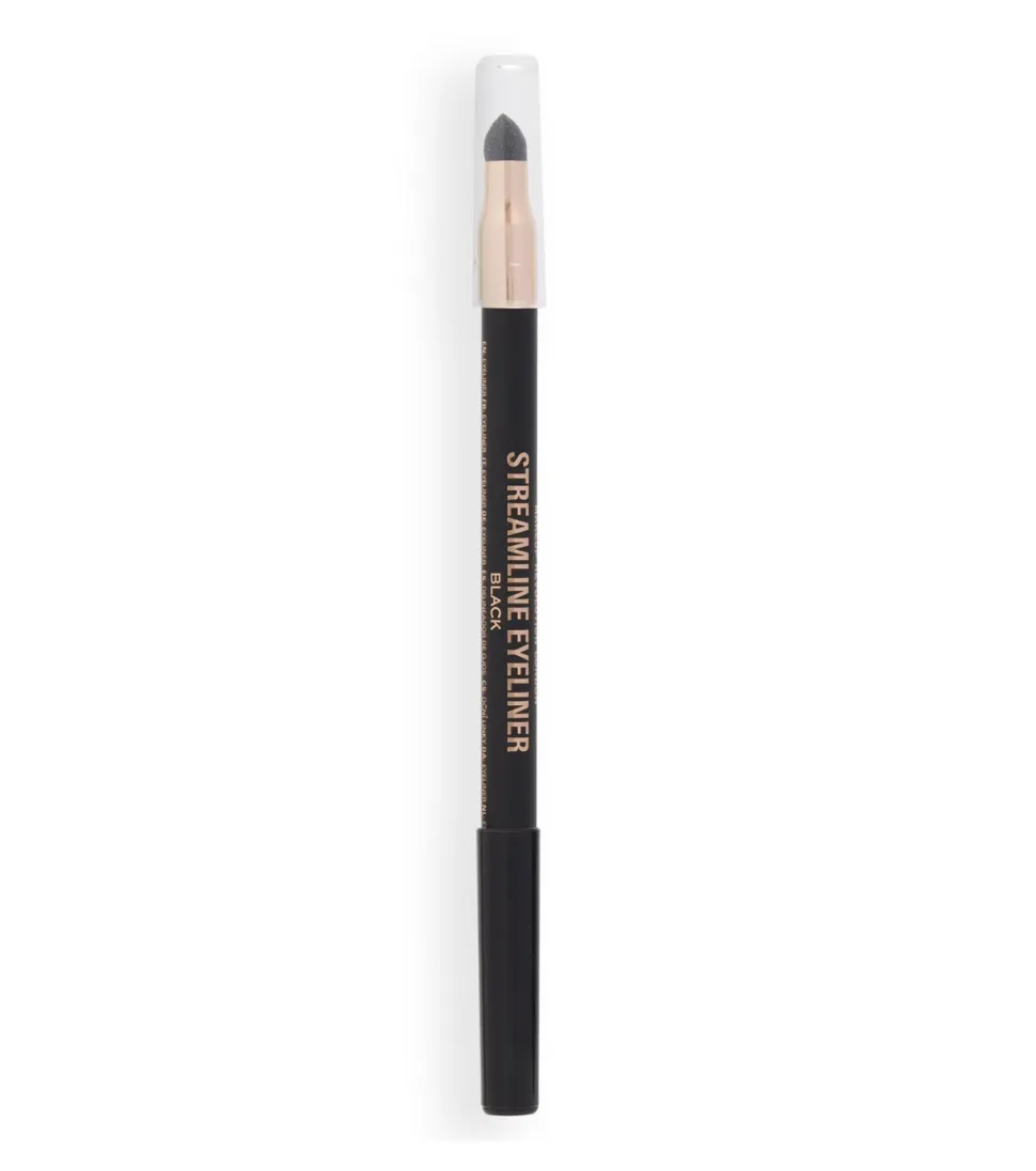 Revolution - Delineador de ojos Streamline Waterline Eyeliner Pencil - Black