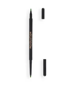 Revolution - Delineador de ojos Felt & Kohl Precision Dual Liner - Green