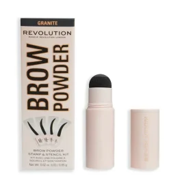 Revolution - Kit de cejas Brow Powder - Granite