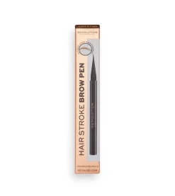 Revolution - Lápiz de cejas Hair Stroke Brow Pen - Light Brown
