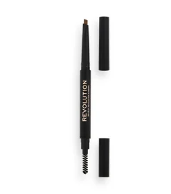 Revolution - Lápiz para cejas Duo Brow Definer - Light Brown