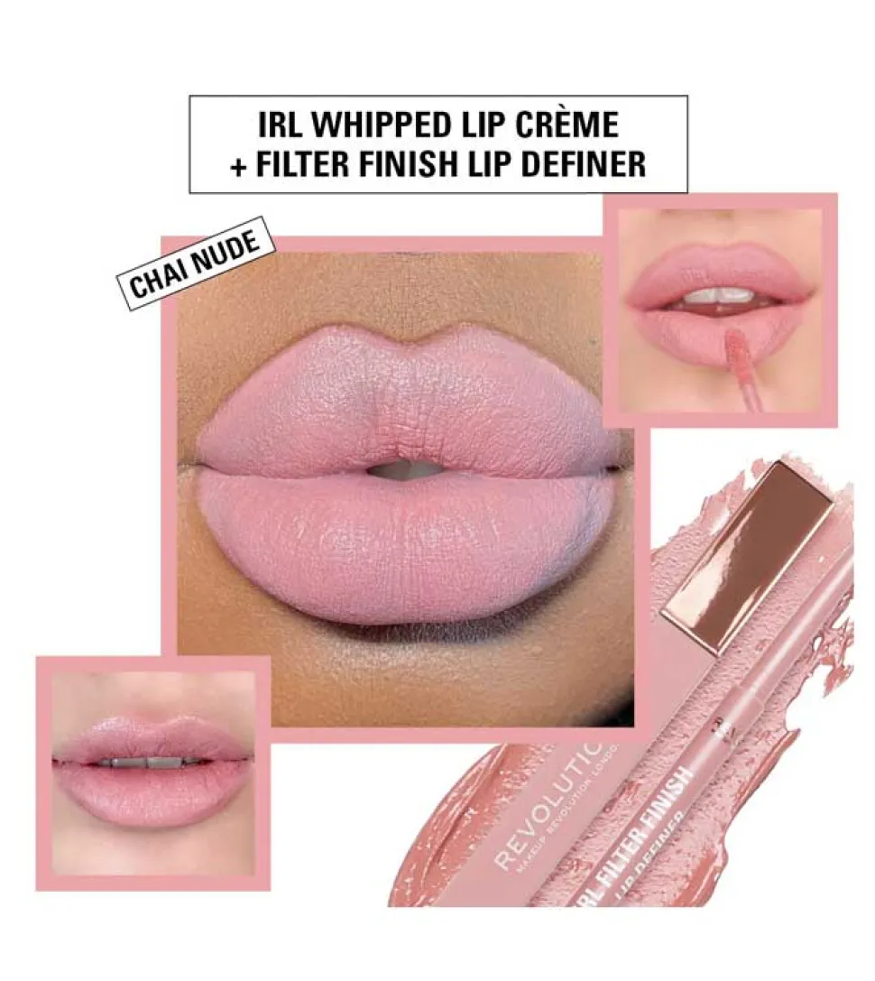 Revolution - Perfilador de labios IRL Filter Finish Lip Definer - Chai Nude