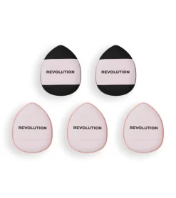 Revolution - Set de mini borlas de maquillaje Mini Finger Powder Puff