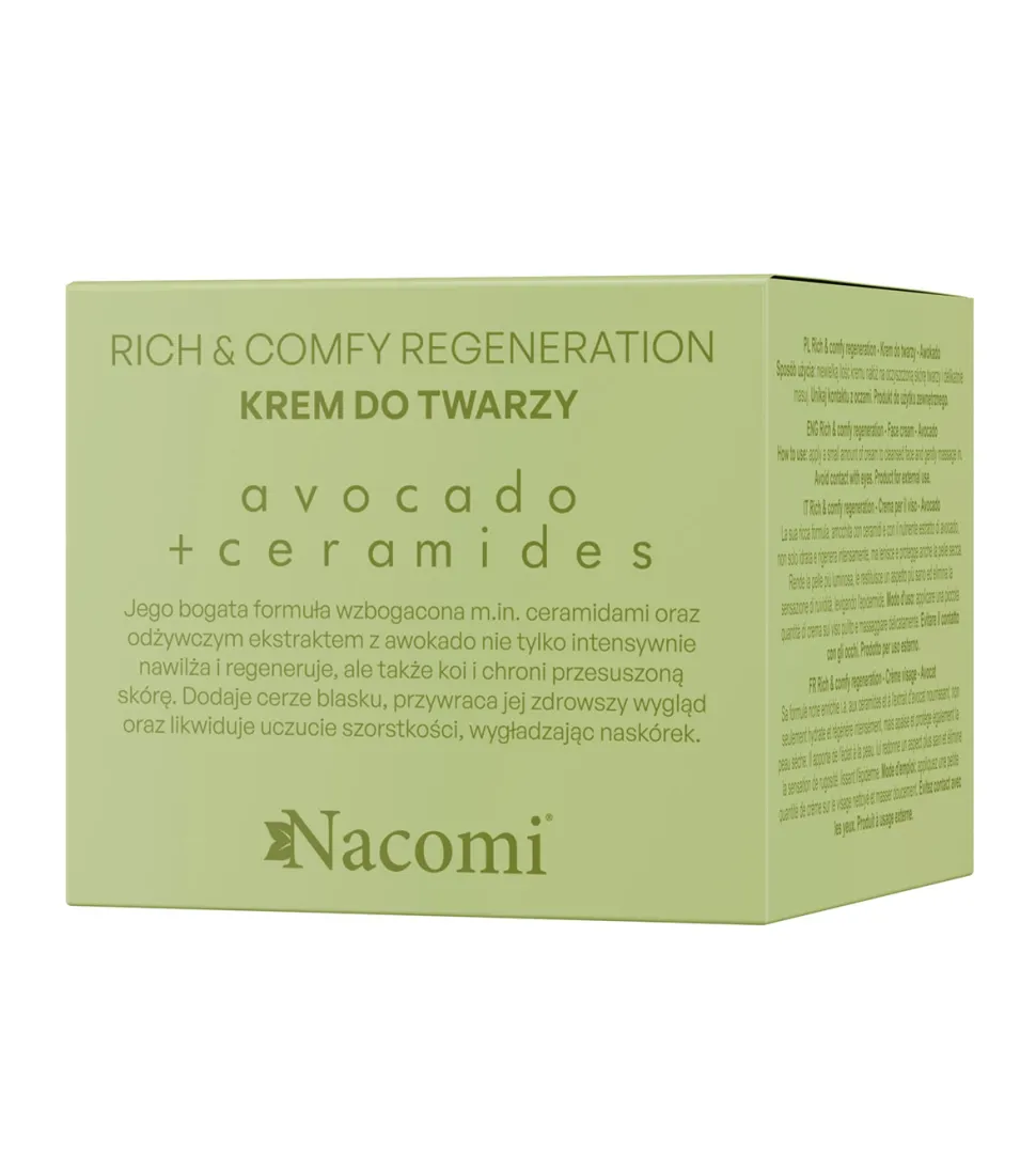 *Rich & Comfy Regeneration* - Crema facial regenerador con aguacate y ceramidas