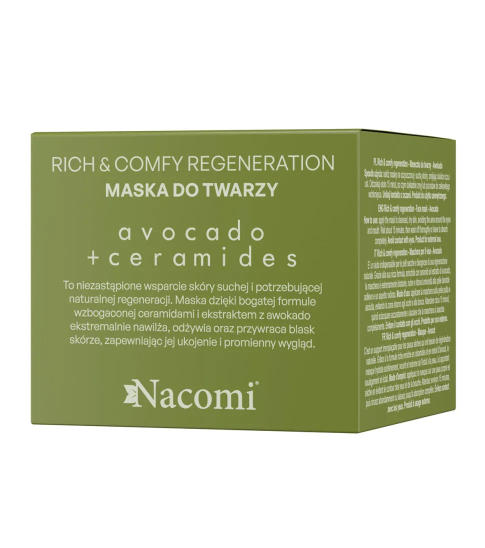 *Rich & Comfy Regeneration* - Mascarilla facial regeneradora con aguacate y ceramidas