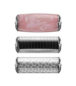 Rodillo facial y corporal con microagujas 9 en 1 - Black Gold