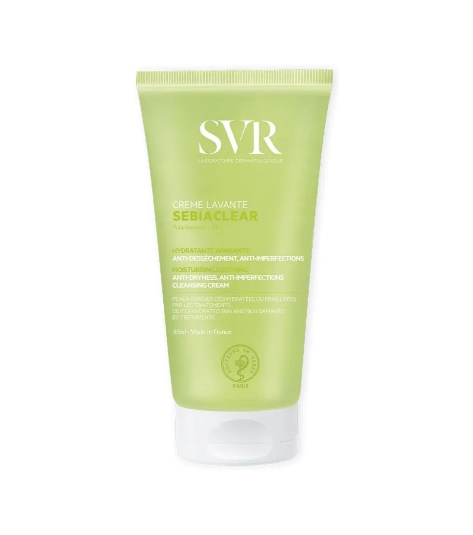 *Sebiaclear* - Crema limpiadora antisequedad y antiimperfecciones 55ml - Pieles grasas deshidratadas