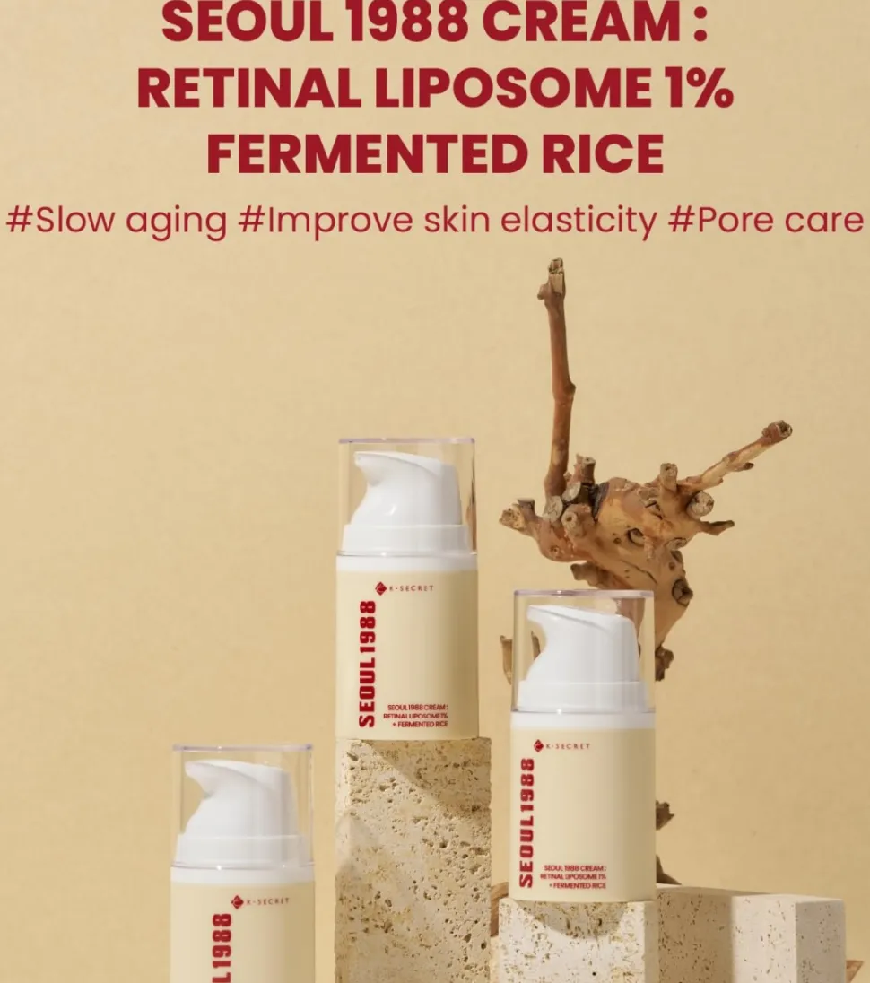 *Seoul 1988* - Crema Retinal Liposome 1% + Fermented Rice