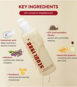*Seoul 1988* - Esencia Snail Mucin 97% + Rice