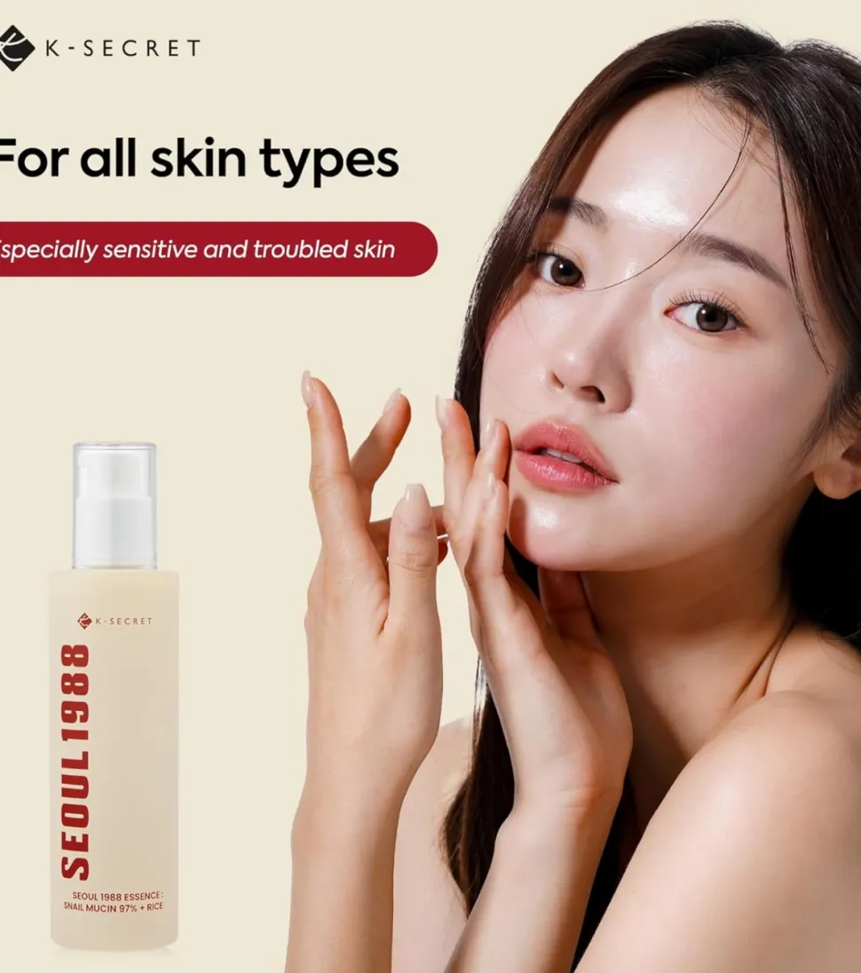 *Seoul 1988* - Esencia Snail Mucin 97% + Rice