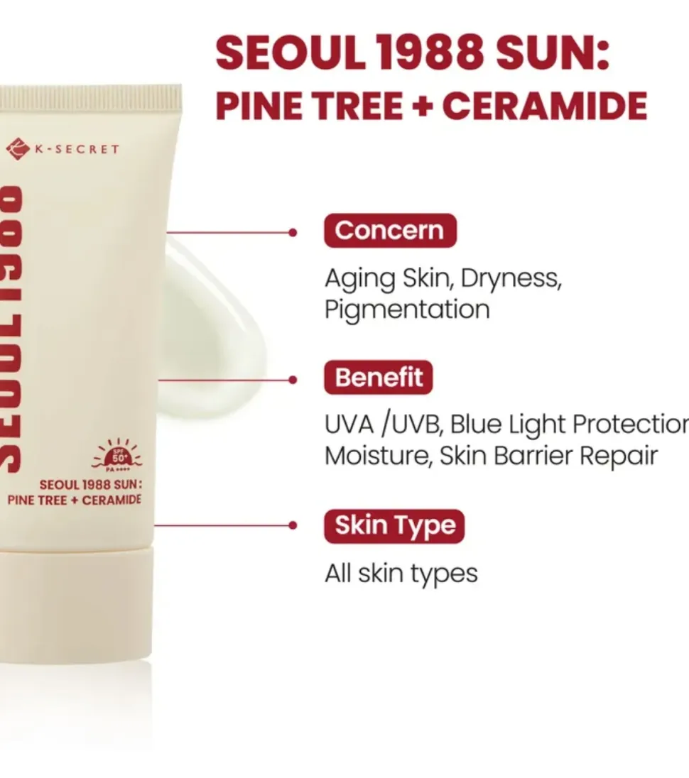 *Seoul 1988* - Protector solar facial Pine Tree + Ceramide
