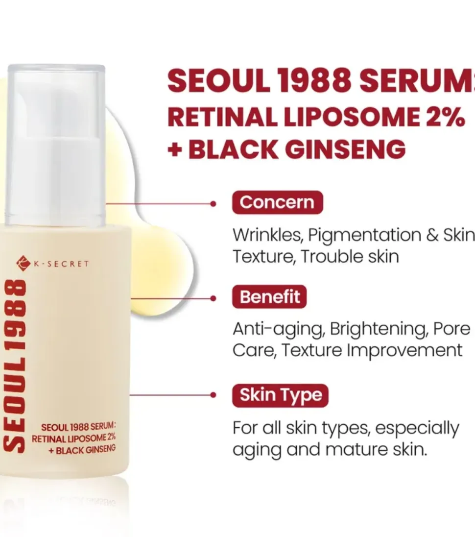 *Seoul 1988* - Sérum Retinal Liposome 2% + Black Ginseng