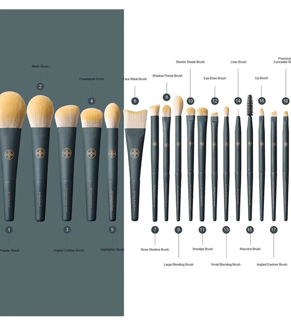 Set de brochas Get It All Covered (18piezas)