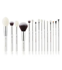 Set de brochas 15 piezas - T242: White/Silver