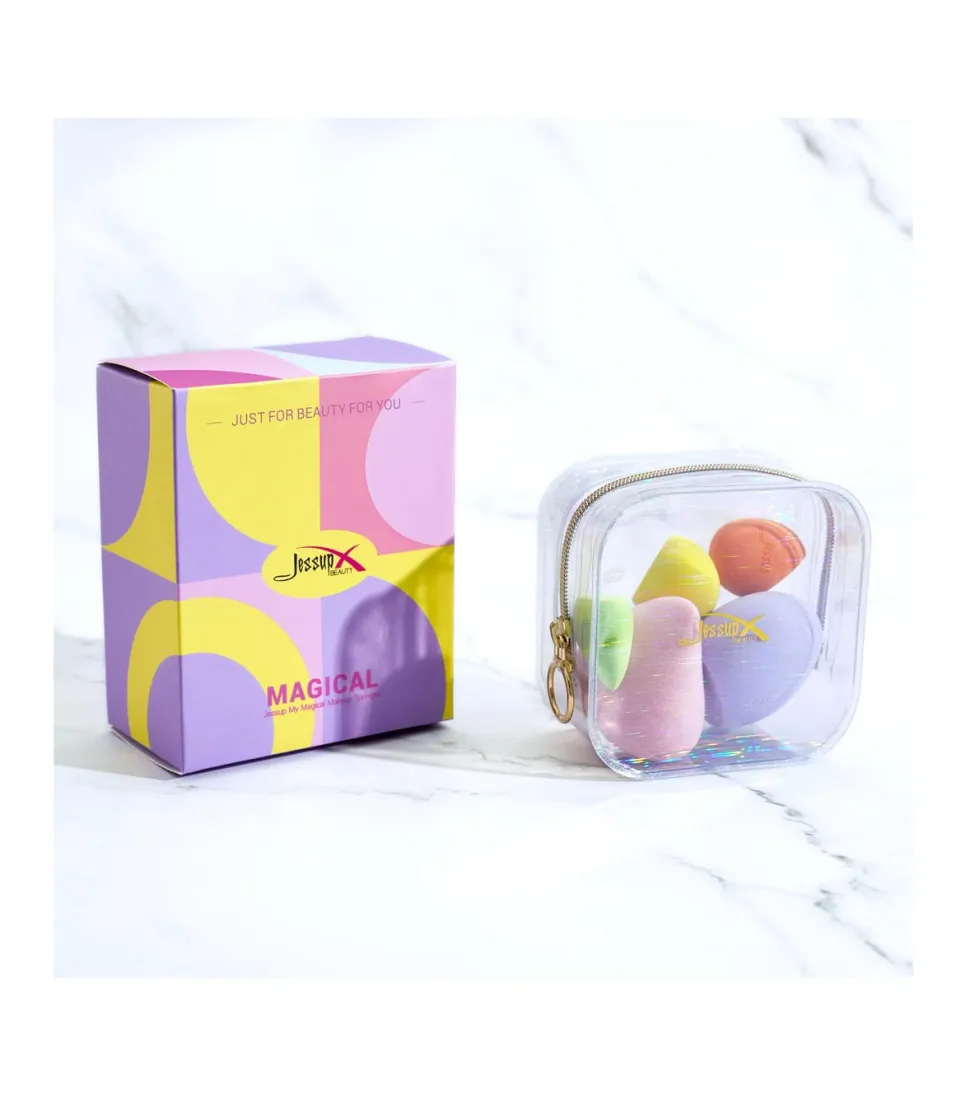 Set de esponjas y neceser My Magical Makeup Sponges