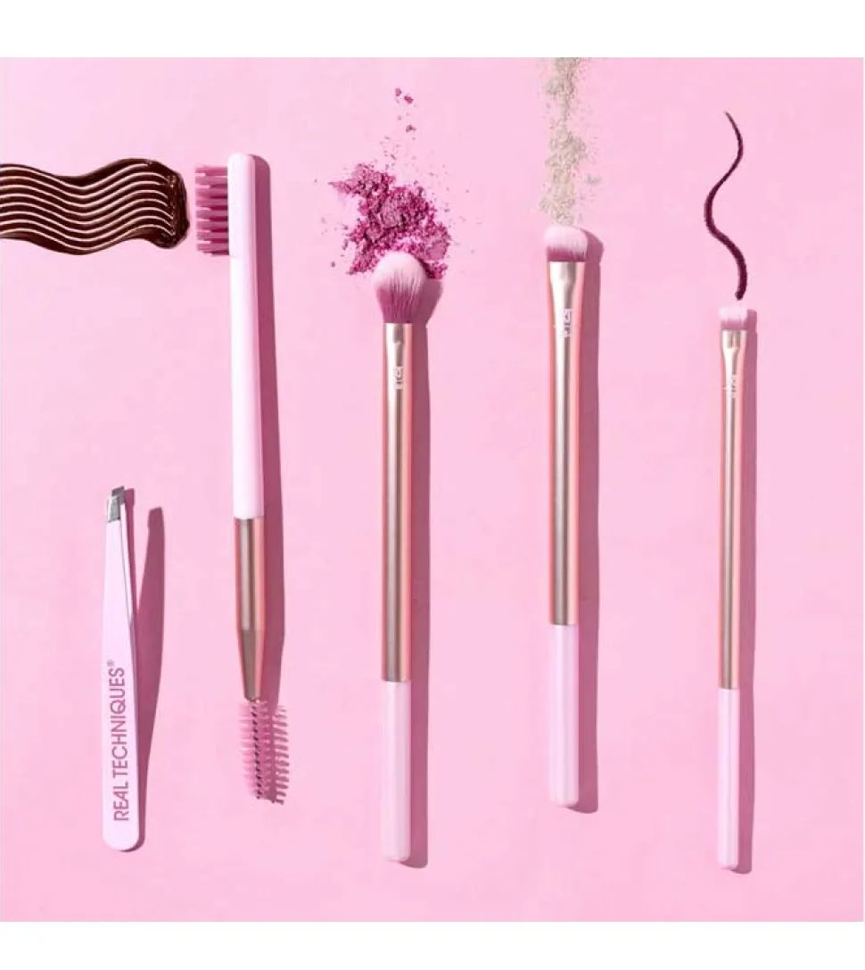Set de pinceles de ojos y accesorios Naturally Beautiful