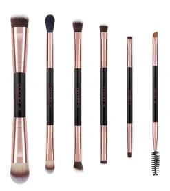 Set de pinceles Double Ended (6 piezas) - Rose Gold