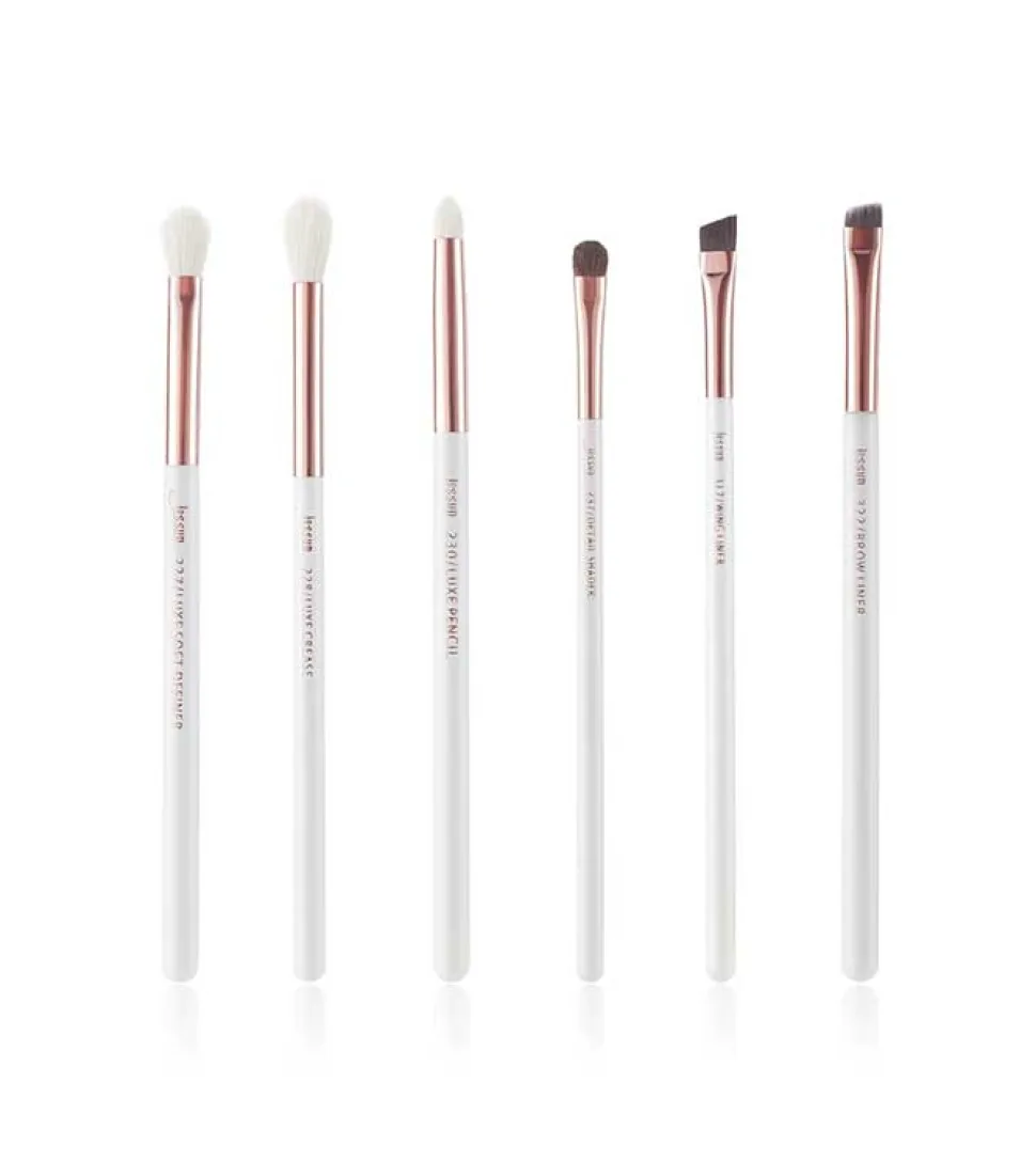 Set de pinceles 6 piezas - T221: White/Rose Gold