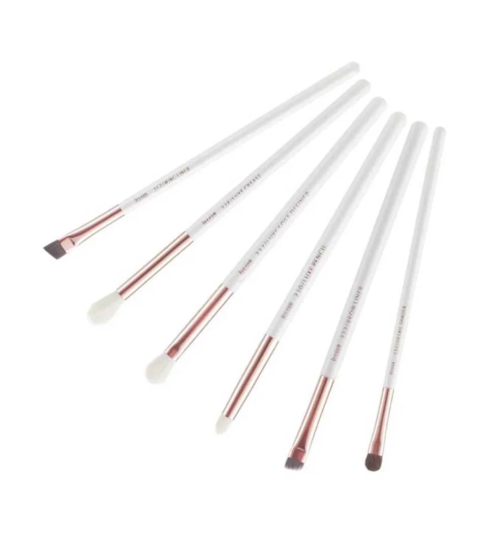 Set de pinceles 6 piezas - T221: White/Rose Gold