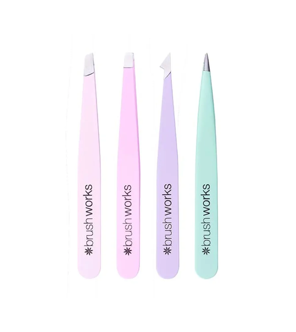 Set de pinzas depilatorias - Pastel