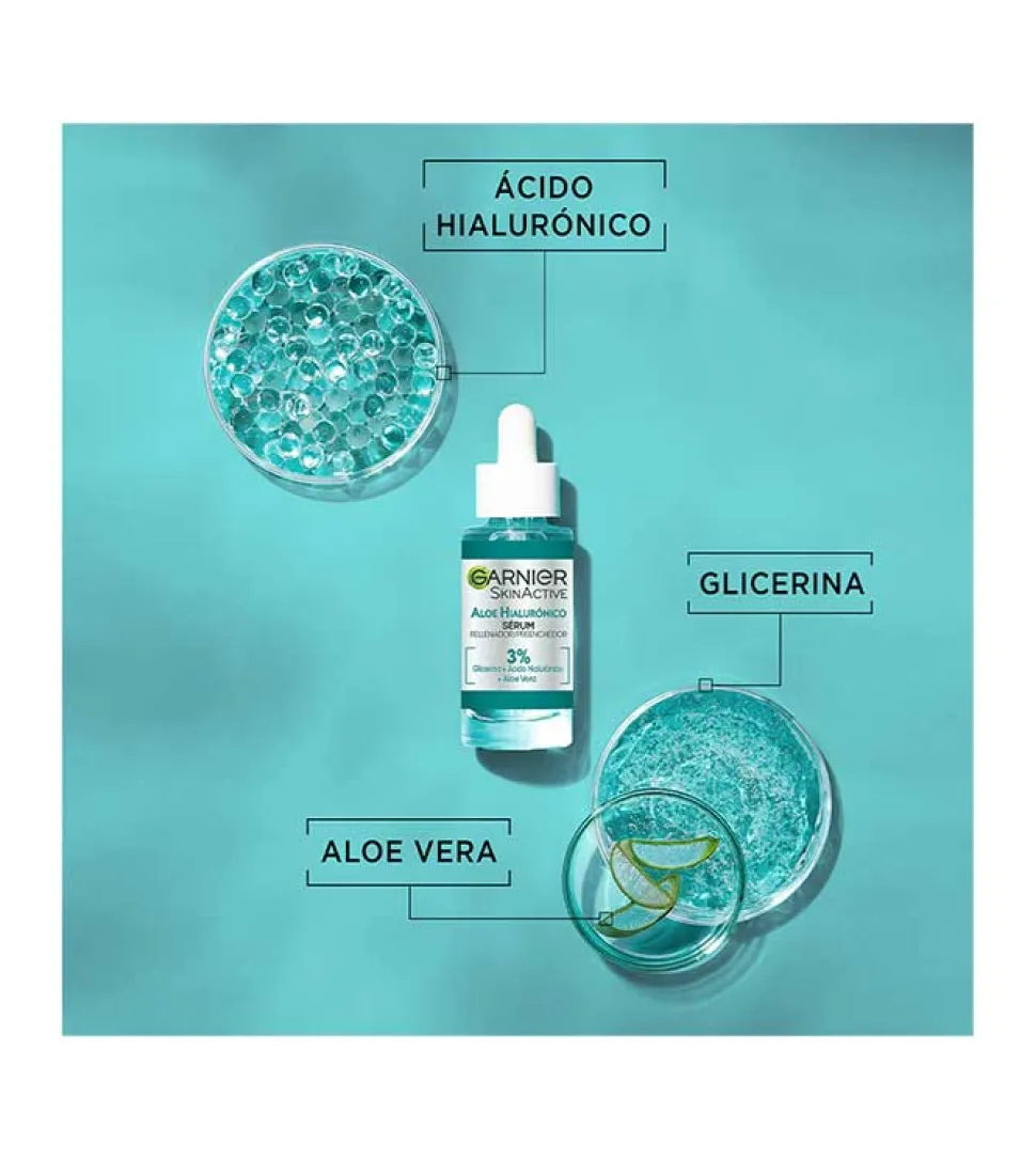 *Skin Active* - Sérum hidratante rellenador Aloe Hialurónico