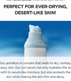 SKIN1004. - *Hyalu-Cica* - Pack protector solar facial en sérum Water-Fit SPF50+ PA++++