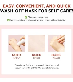 SKIN1004. - *Poremizing* - Mascarilla facial de arcilla con centella de Madagascar Quick Clay Stick Mask