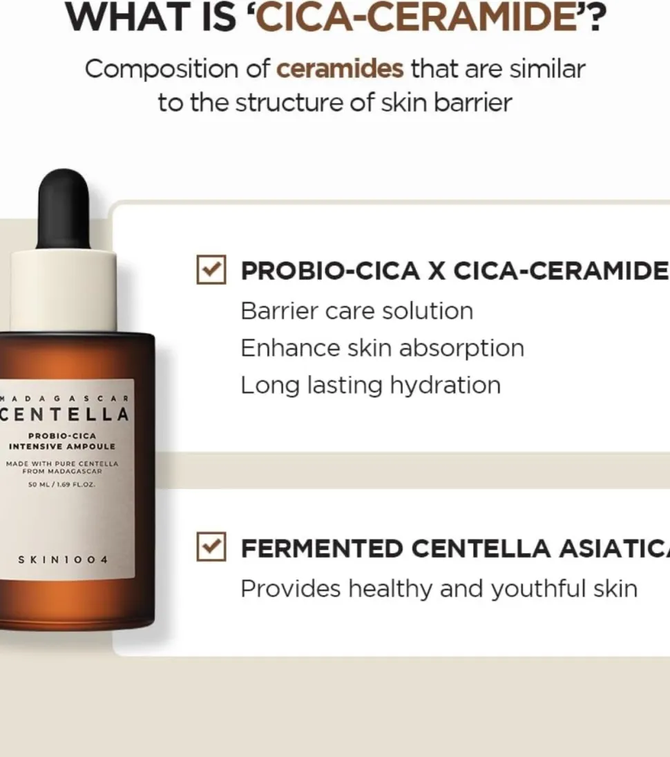 SKIN1004. - *Probio-CICA* - Ampolla intensiva con Centella Asiática de Madagascar
